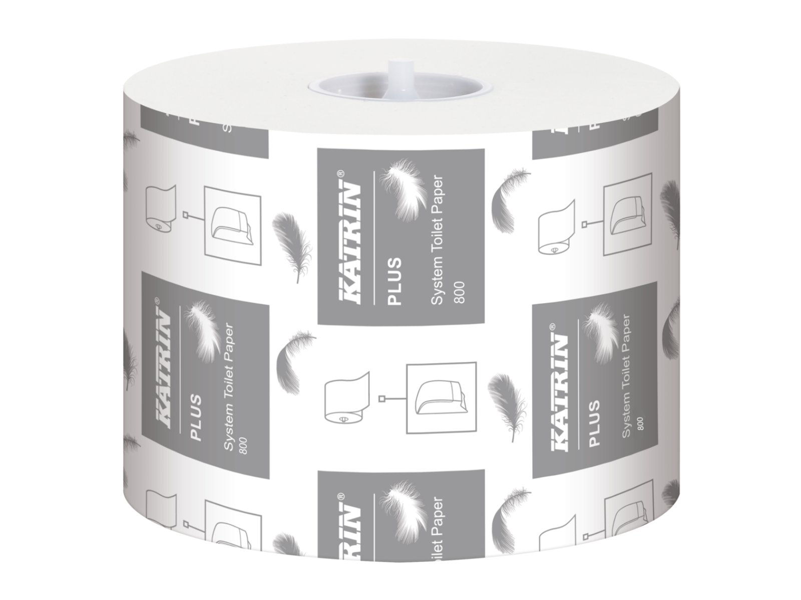 Papier toaletowy Katrin System 66940 Plus x36 96m, 2-warstwowy, celuloza